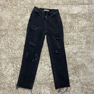 Black Ripped Pacsun Jeans